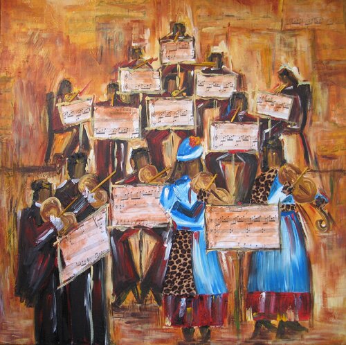 ORCHESTRE van Christiane Guerry, Schilderij te koop op Singulart