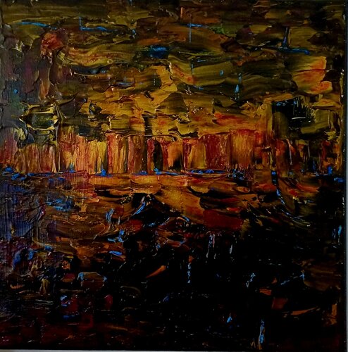 NEW WORLD van Christiane Guerry, Schilderij te koop op Singulart