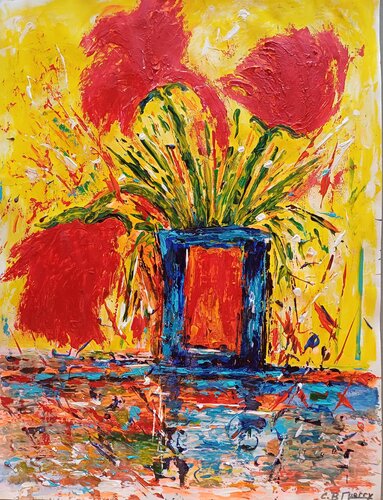 FLOWERS von Christiane Guerry, Werk auf Papier kaufen auf Singulart