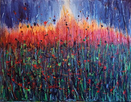 SPACE IV di Christiane Guerry, Pittura in vendita su Singulart