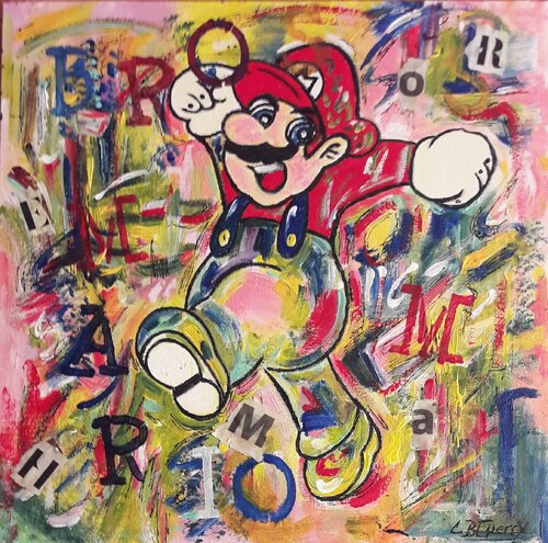 MARIO par Christiane Guerry, Peinture en vente sur Singulart