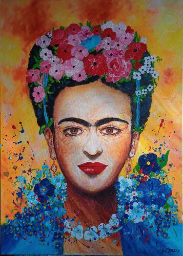 FRIDA KAHLO IV par Christiane Guerry, Peinture en vente sur Singulart