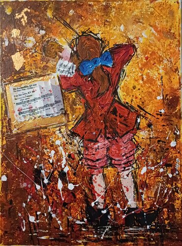 MOZART par Christiane Guerry, Peinture en vente sur Singulart