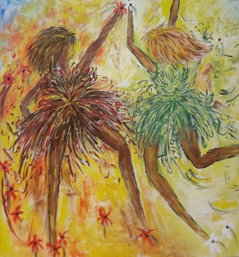 Le Printemps et l'Eté von Christiane Guerry, Malerei kaufen auf Singulart