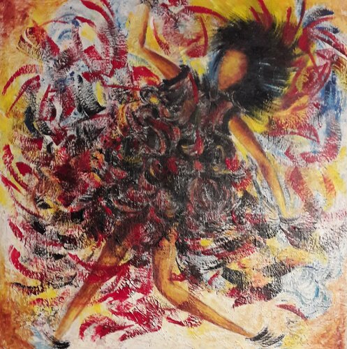 TOMBER OU VOLER (FALL OR FLY) von Christiane Guerry, Malerei kaufen auf Singulart
