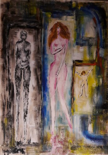 LES 3 AGES II di Christiane Guerry, Opera su carta in vendita su Singulart