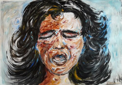 UN CRI di Christiane Guerry, Opera su carta in vendita su Singulart