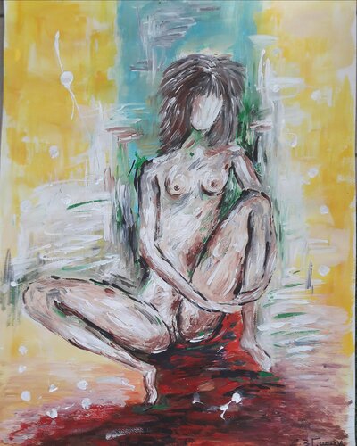 BELLA van Christiane Guerry, Werk op papier te koop op Singulart