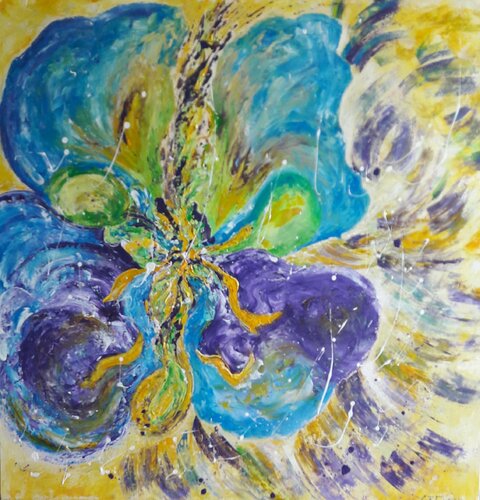 L'IMMORTELLE van Christiane Guerry, Schilderij te koop op Singulart