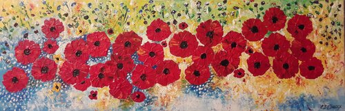 RIVIERE POURPRE van Christiane Guerry, Schilderij te koop op Singulart