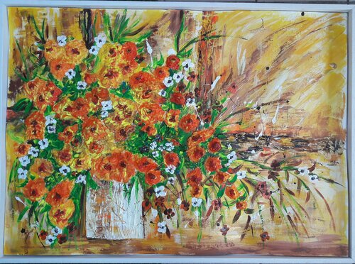 COULEURS D'AUTOMNE von Christiane Guerry, Werk auf Papier kaufen auf Singulart