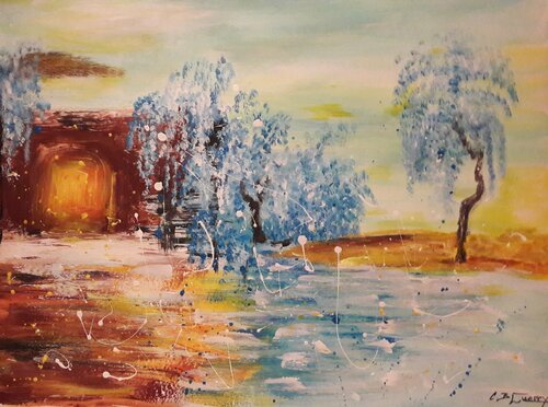 SPACE LIGHT von Christiane Guerry, Werk auf Papier kaufen auf Singulart