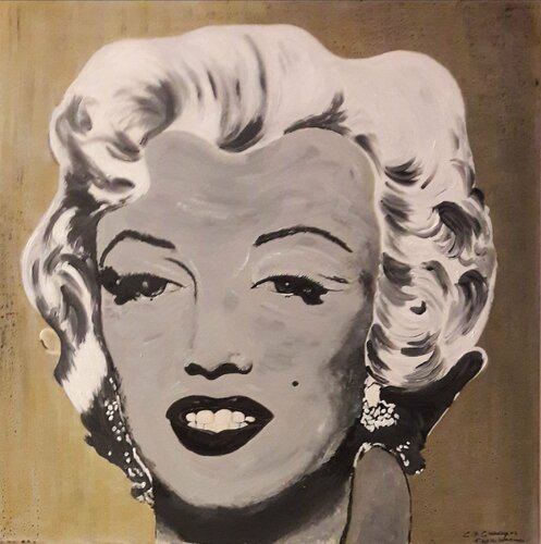 INITIALES MM by Christiane Guerry, 油畫 for Sale on Singulart