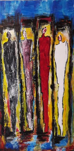 Les Passages van Christiane Guerry, Schilderij te koop op Singulart