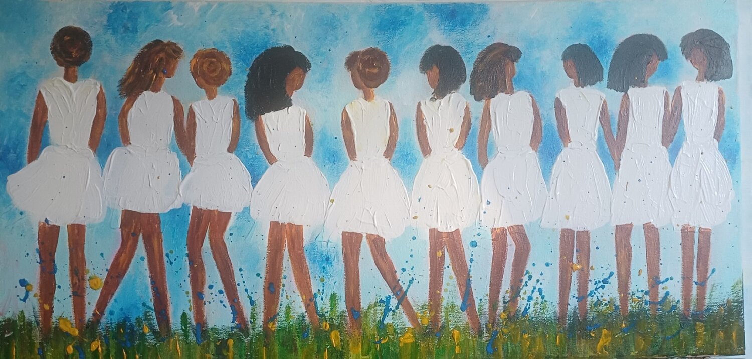 LE DONNE Christiane Guerry Pintura original en venta