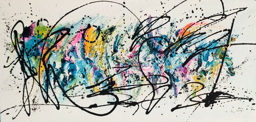 Signé l'artiste van ÂME SAUVAGE, Schilderij te koop op Singulart