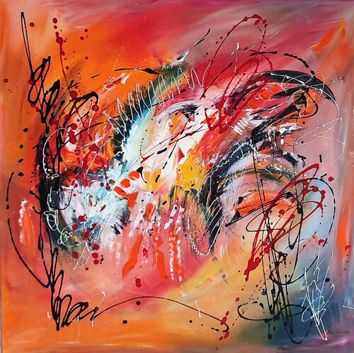 Les ailes de lumière van ÂME SAUVAGE, Schilderij te koop op Singulart