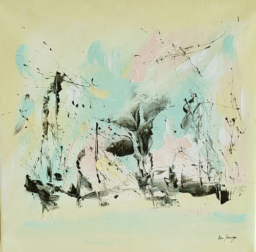 Ombres et pastel van ÂME SAUVAGE, Schilderij te koop op Singulart