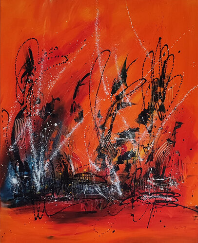 Regarde dans le ciel van ÂME SAUVAGE, Schilderij te koop op Singulart