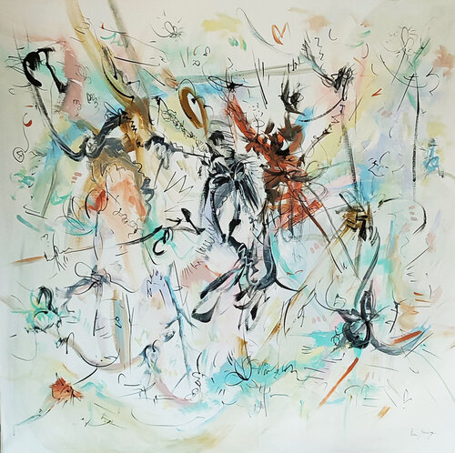 La danse de joie van ÂME SAUVAGE, Schilderij te koop op Singulart