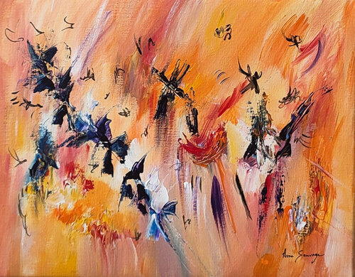 Le vol des êtres de la nature van ÂME SAUVAGE, Schilderij te koop op Singulart