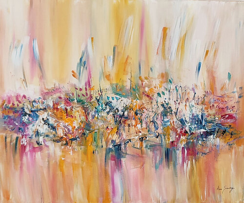 La grande fête van ÂME SAUVAGE, Schilderij te koop op Singulart