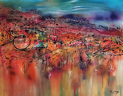 La vie artistique di ÂME SAUVAGE, Pittura in vendita su Singulart
