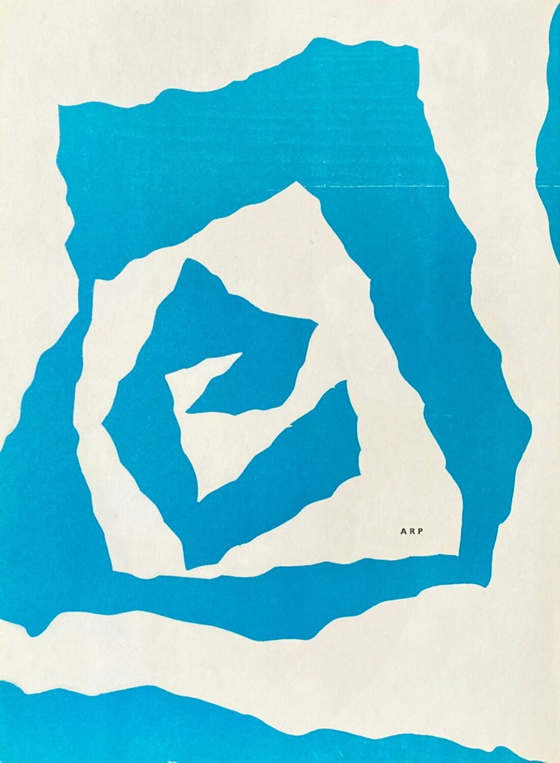 DLM033 - Fragment d'une plate-bande Jean Arp Druck zu verkaufen