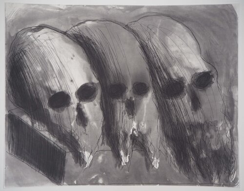 Vanité au trois crânes by Miquel Barcelo, Print for Sale on Singulart