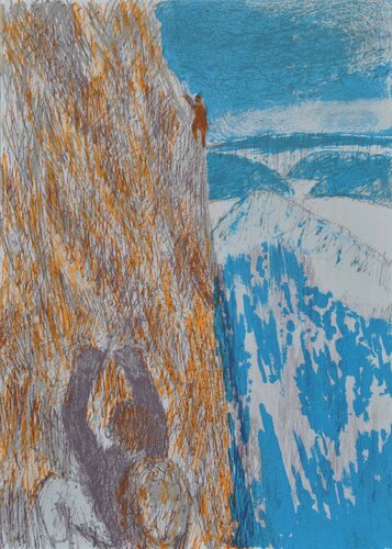 Les montagnards by Guy Bardone, Print for Sale on Singulart