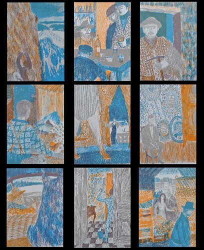 Les montagnards by Guy Bardone, Print for Sale on Singulart