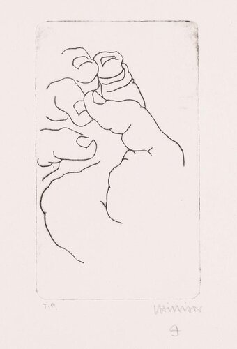 Untitled (Hands) by Eduardo Chillida, Print for Sale on Singulart