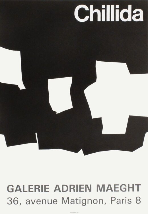 Expo 68 - Galere Adrien Maeght Eduardo Chillida