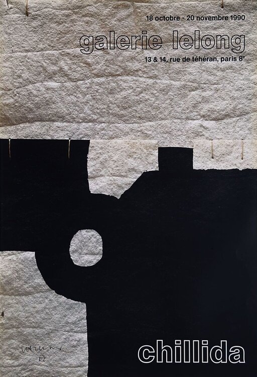 Expo 90 - Galerie Lelong Eduardo Chillida