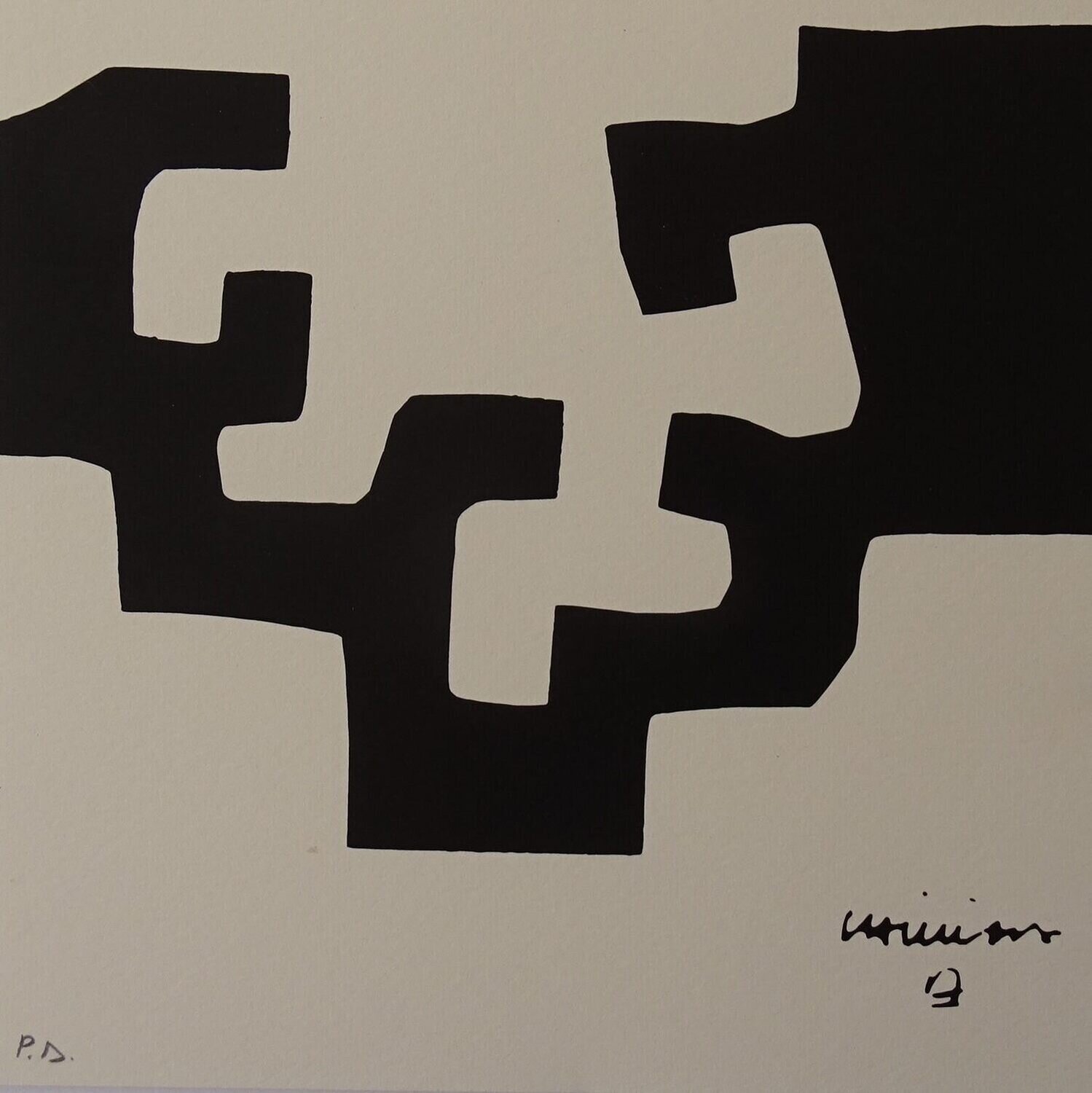 Abstraction Eduardo Chillida Afdruk te koop