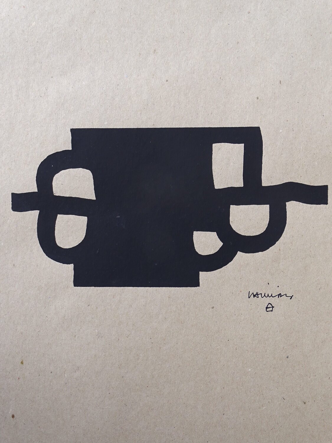 Antzo II Eduardo Chillida Stampa in vendita