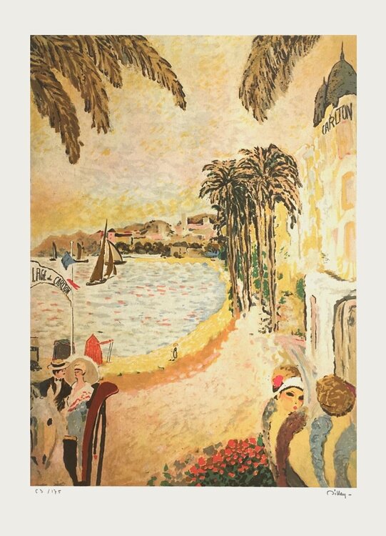 La plage du Carlton à Cannes I Ramon Dilley