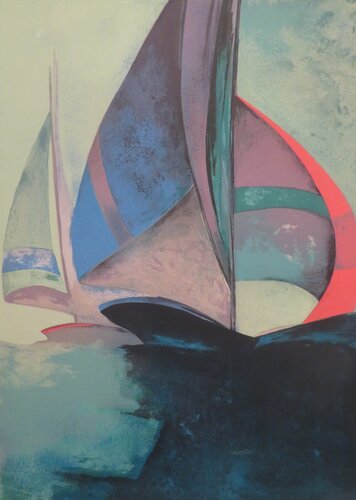 Spinakers van Claude Gaveau, Afdruk te koop op Singulart