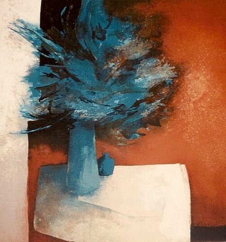 BLUE BOUQUET  van Claude Gaveau, Afdruk te koop op Singulart