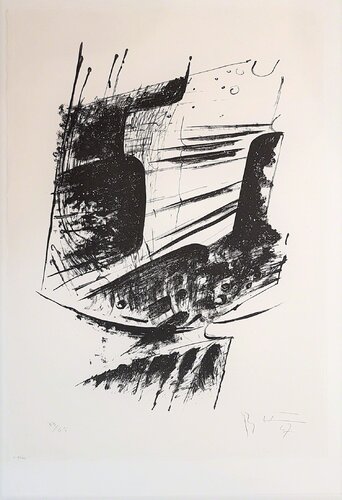 Gestural Abstraction - Untitled by Bernhard Heiliger, Print for Sale on Singulart