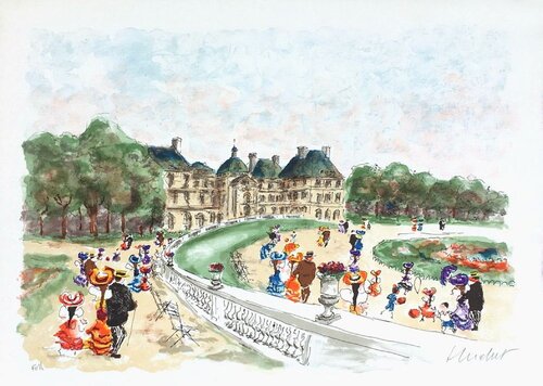 Paris, le jardin du Luxembourg II by Urbain Huchet, Print for Sale on Singulart