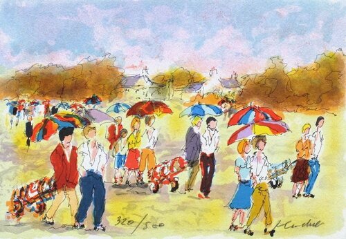 Parcours de golf II by Urbain Huchet, Print for Sale on Singulart