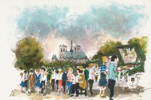 Paris, Les bouquinistes by Urbain Huchet, Print for Sale on Singulart