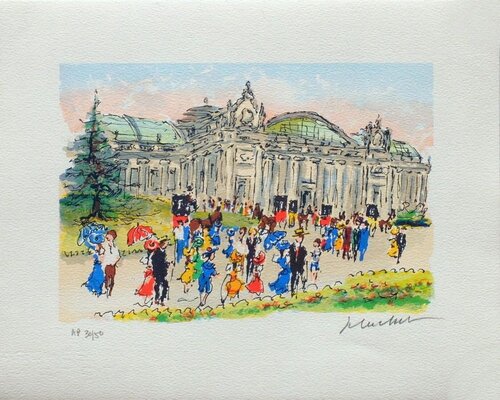 Paris, le Grand Palais II by Urbain Huchet, Print for Sale on Singulart