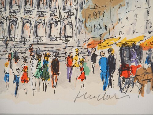 Paris, L'Opéra Garnier van Urbain Huchet, Afdruk te koop op Singulart