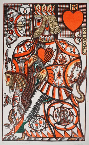 Roi de coeur di Delpech Jean, Stampa in vendita su Singulart