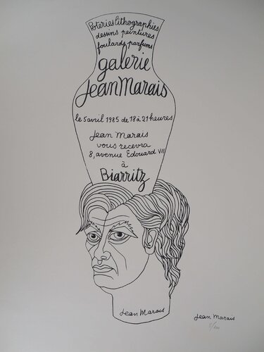 Homme à la poterie (Exposition, galerie à Biarritz) by Jean Marais, Print for Sale on Singulart