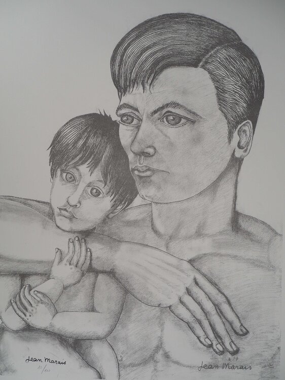 La Paternité : père et fils Jean Marais