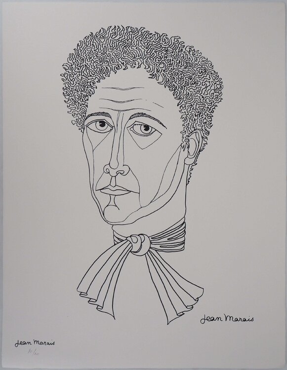Portrait de Jean Cocteau Jean Marais