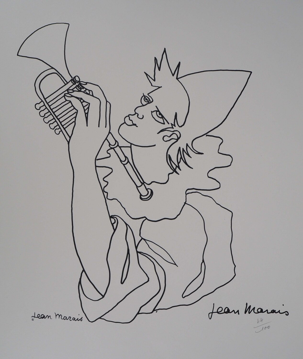 Le Clown musicien Jean Marais